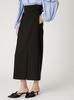 Tight straight skirt with thin belt and elastic back FWFS255055BLK0