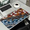 Boho Ethnic Mandala Pattern Extended Gaming Mouse Pad Nonslip Rubber Base Large Desk Mat Keyboard Mouse Pad For Laptop Pc