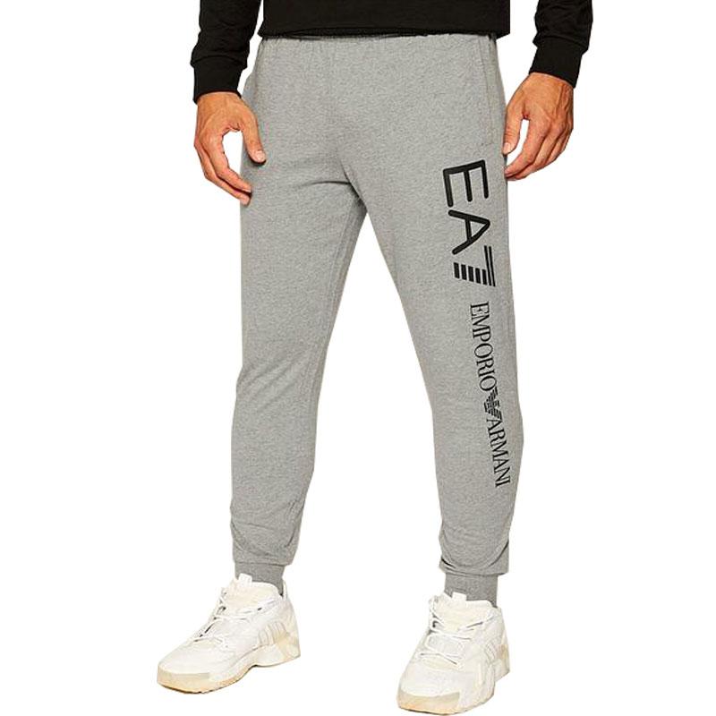 Emporio Armani Ss22 Solid Color Letter Print Slim Fit Casual Pants Men bottoms Gray 8NPPC3PJ05Z3900