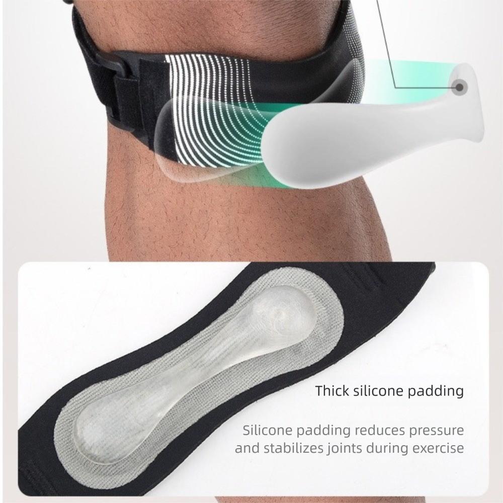 Pressurized Tendon Support Strap Adjustable Knee Wrap Sleeve Patella Knee Brace Pro Meniscus Tear