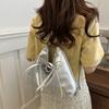 Y2K Bow Tote Bag Zipper Bow Crossbody Bag Portable Bowknot Shoulder Bag  Outdoor