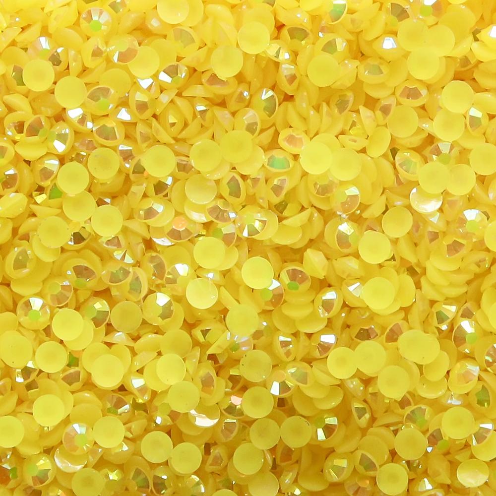 5000pcs 5mm Jelly ab Flatback Resin Rhinestones Small Package Non-hotfix Rhinestonesfor DIY Crafts