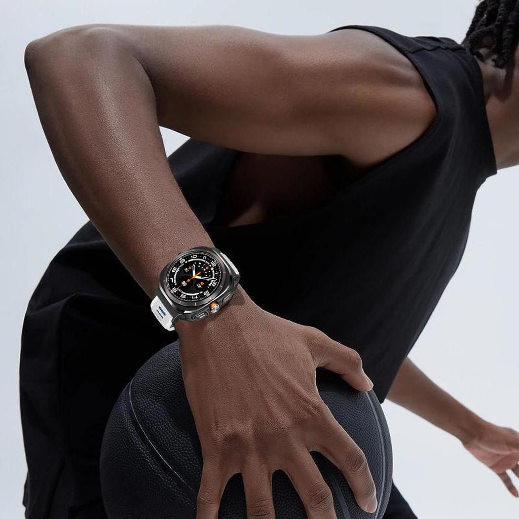 No Gaps Sports Silicone Strap For Samsung Galaxy Watch 7 Ultra 47mm Loop Bracelet For Galaxy Watch Ultra Watchband Accessories