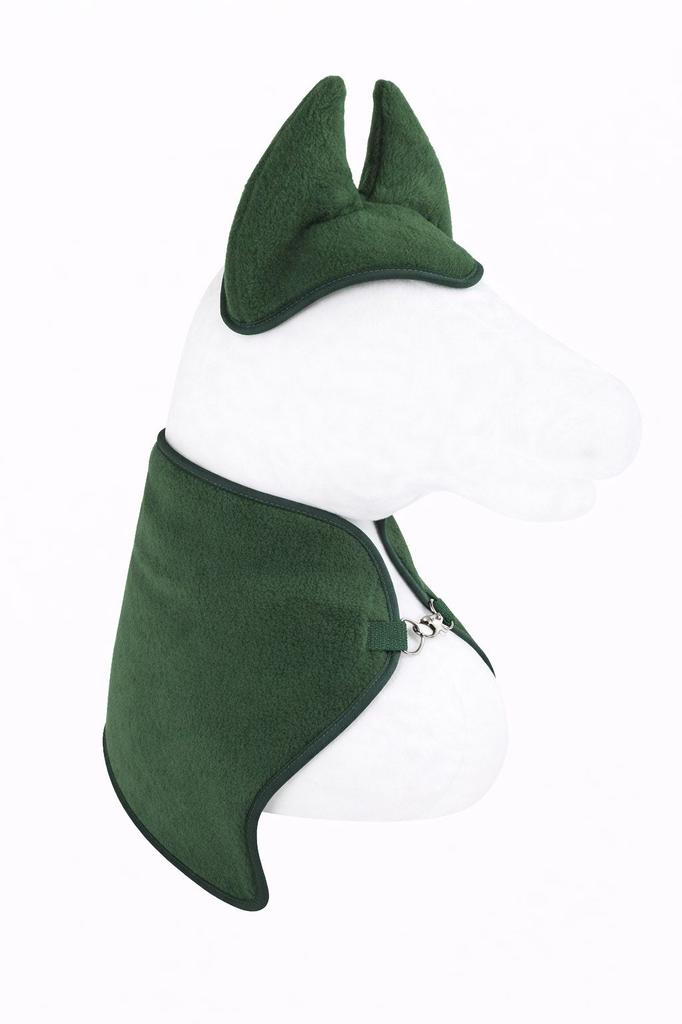 Hobby Horse A4 Set: Blanket + Earmuffs - Bottle Green