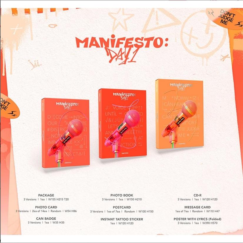 ENHYPEN MANIFESTO : DAY 1 (3rd Mini Album)