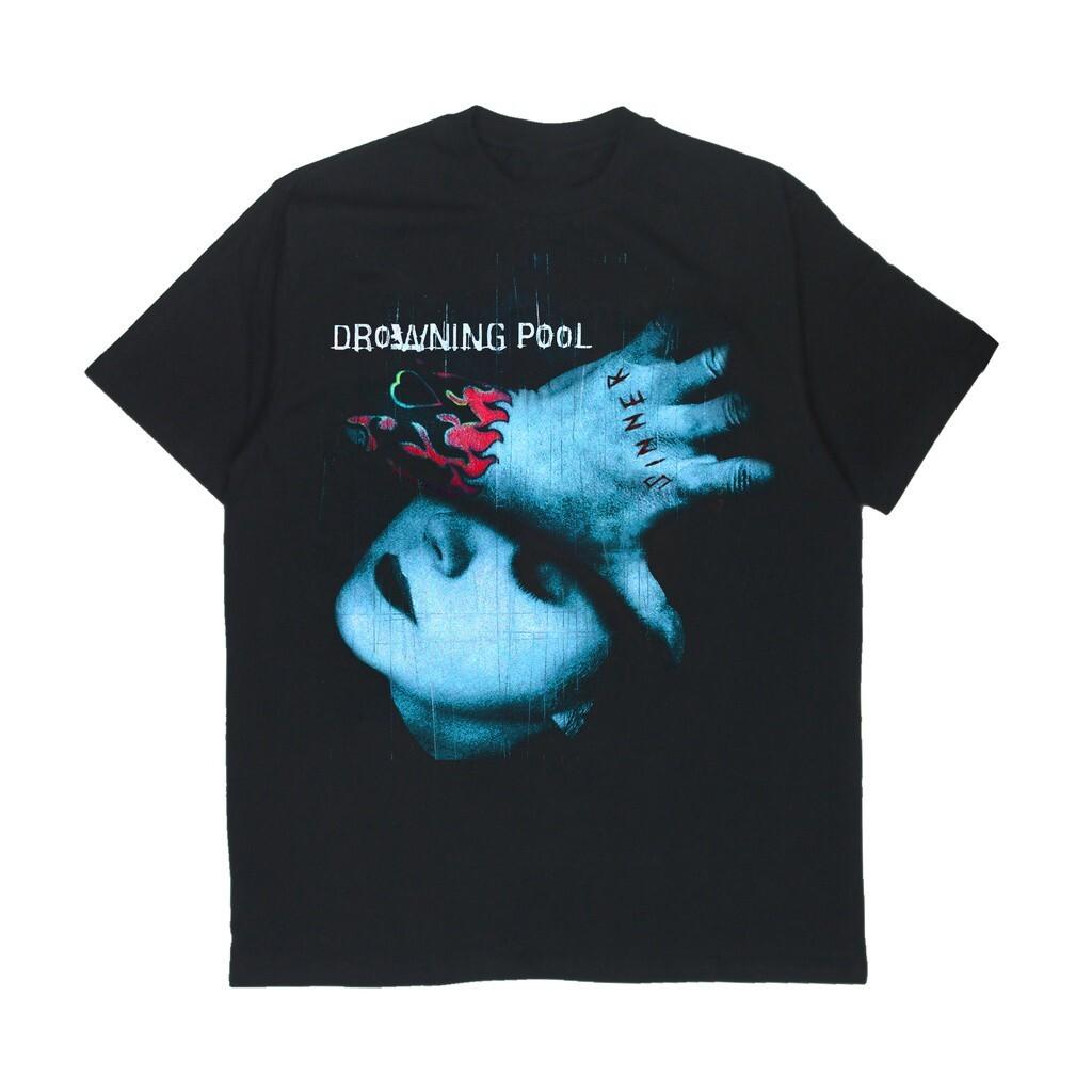 Vtg Drowning Pool Band Gift For Fans Heavy Cotton Black S-5XL Unisex Shirt MC202 XL
