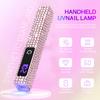 Portable Handheld Mini Nail Lamp For Gel Polish Quick Dry Flashlight Pen USB Nail Dryer Machine UV LED Nail Lamp With Diamond
