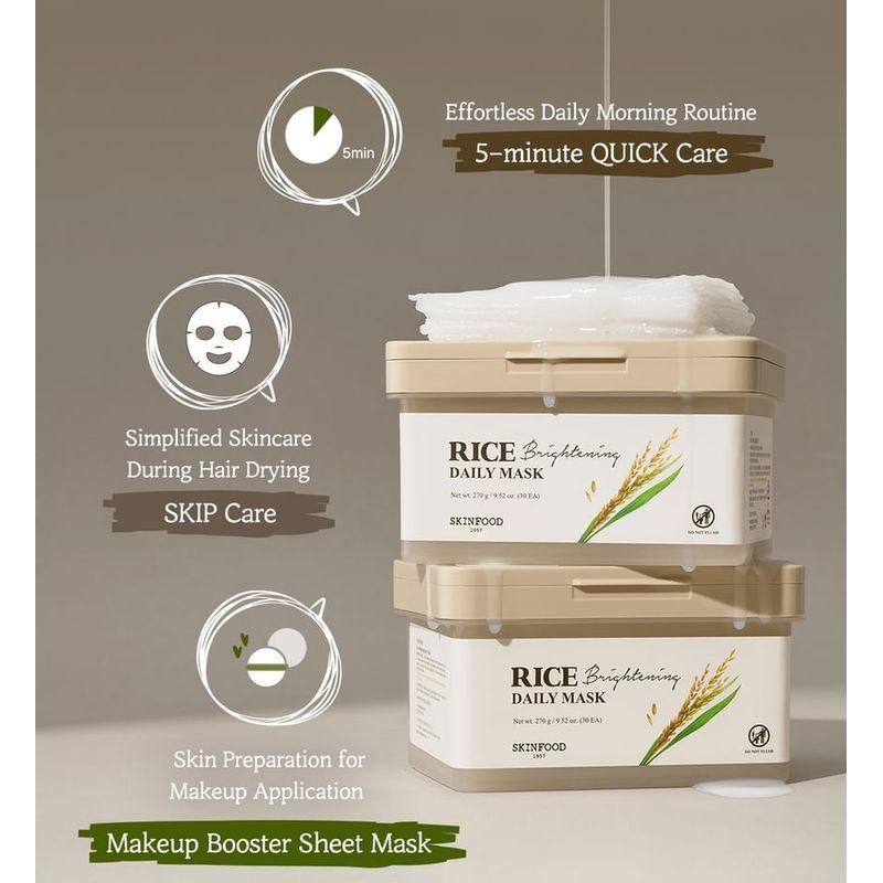 SKINFOOD - Rice Brightening Daily Mask