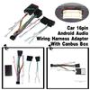 For Benz W209 02-06/W203 01-04 Android Audio Stereo Power Harness w/Canbus 16PIN