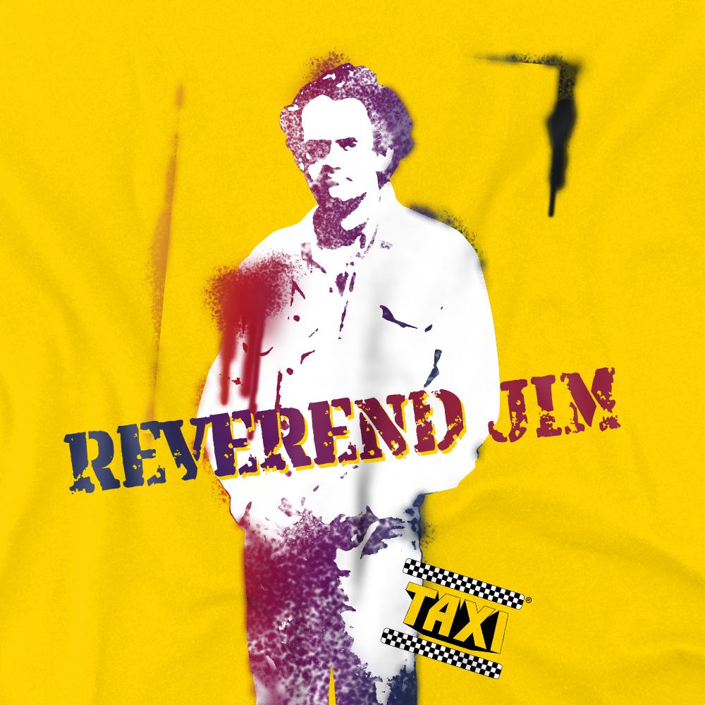 TAXI Mens Reverend Jim T-Shirt
