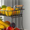 Metal Fruit Basket Bowl Detachable Vegetable Holder Organizer Vegetable Bread Basket  Countertop