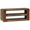 TV Cabinet Multicolored 80 X 32 X 36 Cm Solid Reclaimed Wood