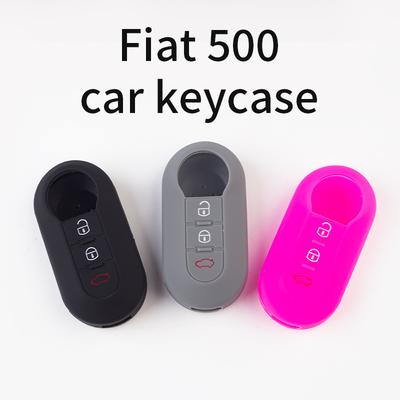 Silicone Car Key Case Cover For Fiat 500 Ducato Panda 500L Punto Lancia Musa For Citroen For Citroen