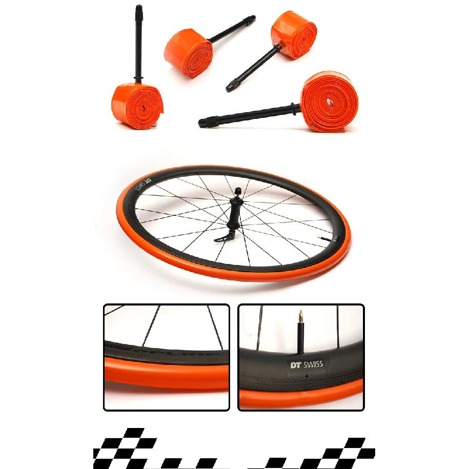2025 New Ultralight Bike Inner Tube 700 18/32C Road MTB Bicycle TPU Tire 700C 45/65/85mm Length French Valve Super Light Tube