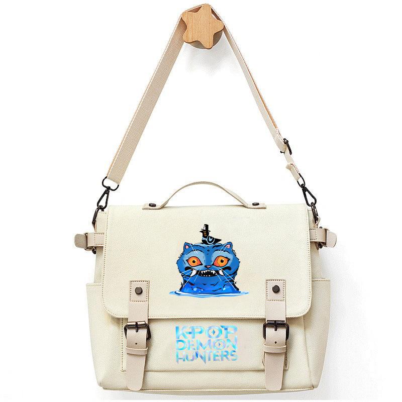Nuova Borsa a Tracolla Borsa a Spalla Borsa a Tracolla Borsa in Tela CLE Stampata Gruppo Kpop Cacciatore di Demoni