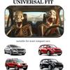Windshield Sunshade Skull 130x70cm Car Front UV Protection for Summer Heat Reduction Family Road Trip