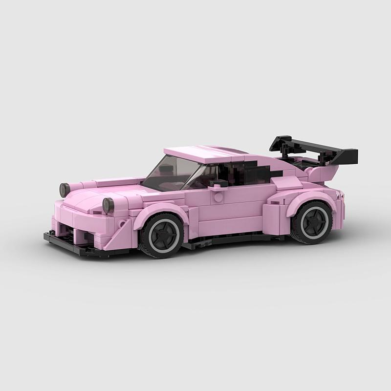 MOC RWB  Wide Racing Car City Sports Model Building Blocks Bricks Kids Toy Classic Super Racers Vehicle Technique