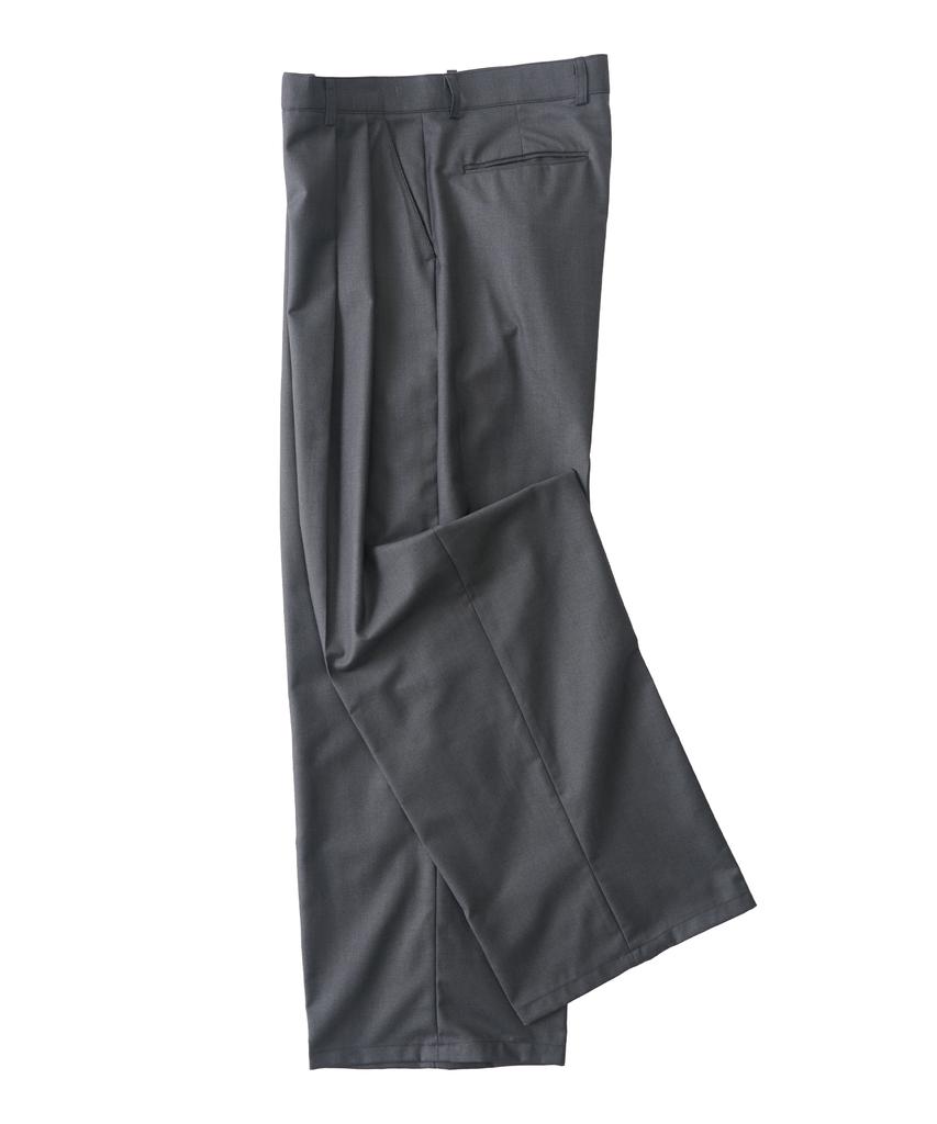 ANALOG MOOD Easy Tr Balloon Pintuck Slacks (Charcoal)