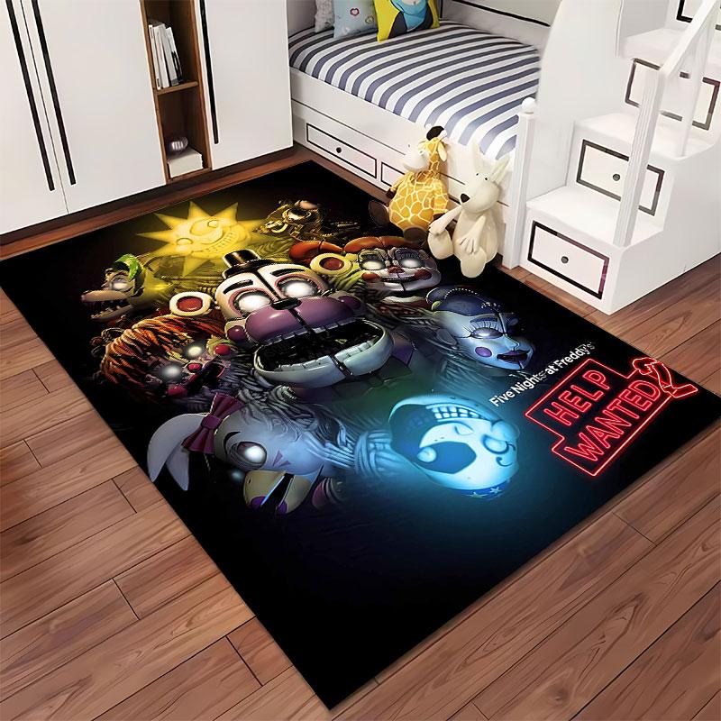 "Five Nights at Freddy's Carpet" suitable as a non-slip mat for the living room or bedroom sofa