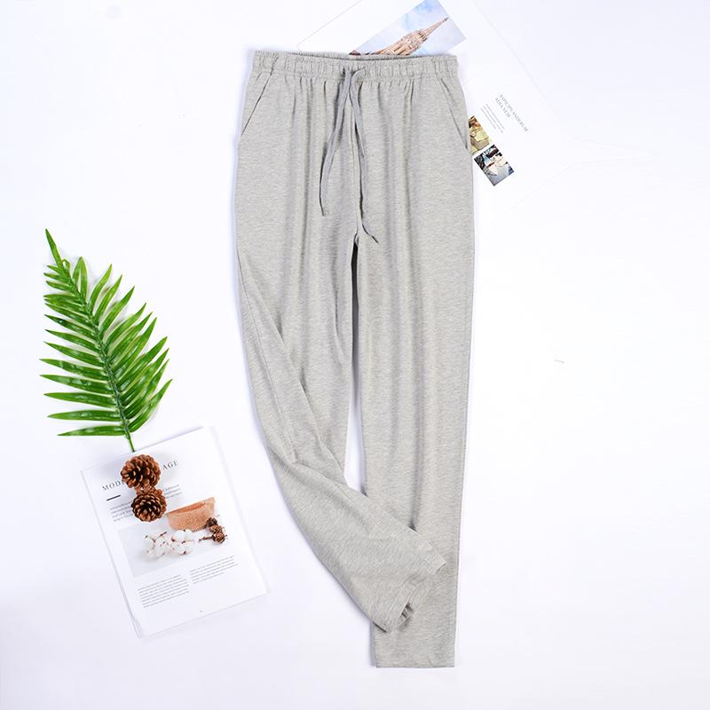 

Мужская пижама из чистого хлопка — свободная, большого размера, на весну и осень, универсальная, подходит для дома и улицы. XXXL