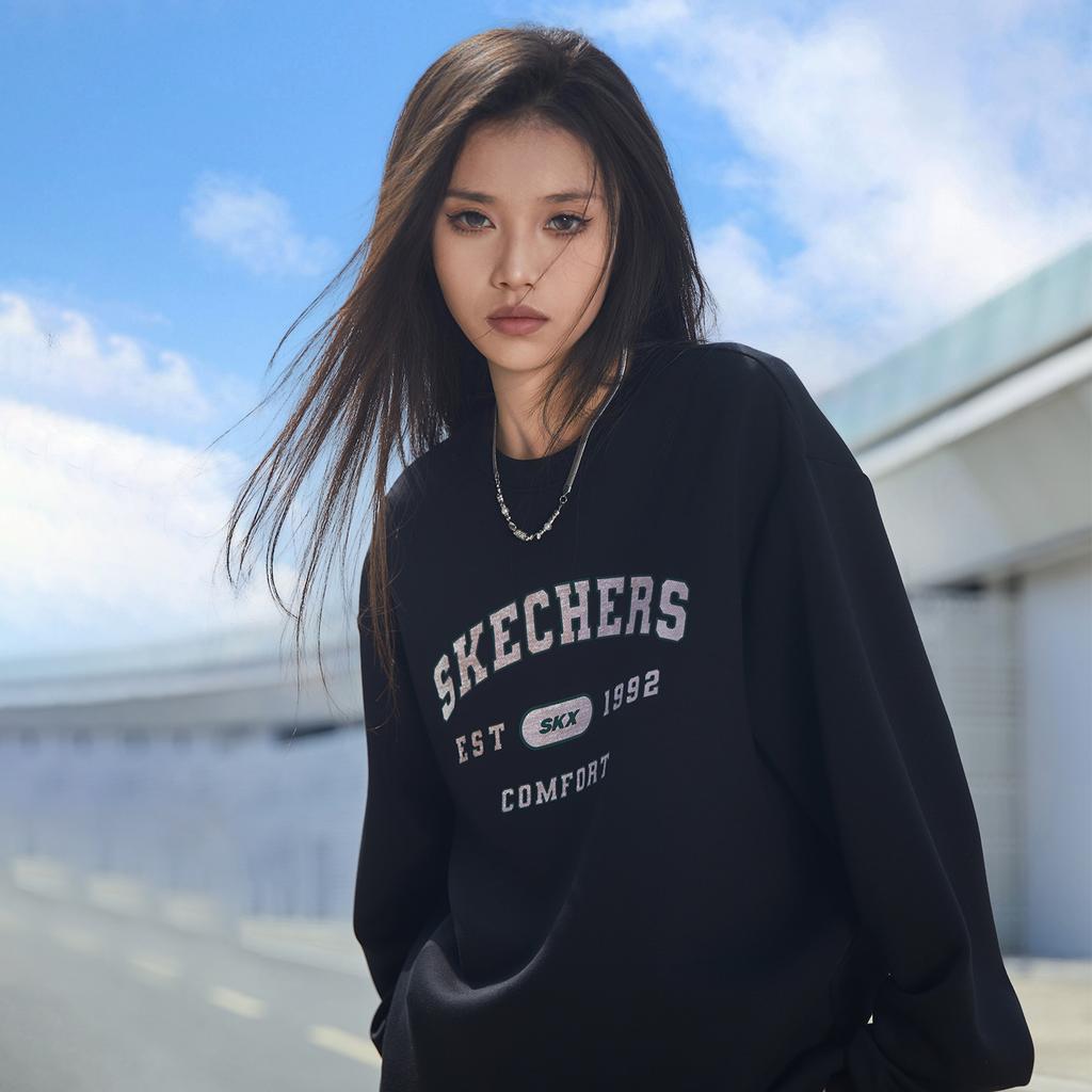 Skechers Sweatshirts Unisex Crew Neck Moderate Regular L225U176