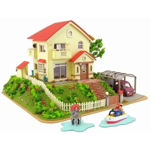 Sankei Giant Bean Bag Chairs 1/150 Studio Ghibli Series Sosuke and Ponyo's House MK07-08 (Paper Craft)
