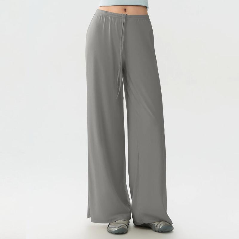 ACKDCS Women s Drapey Wide-Leg Athletic Pants XL
