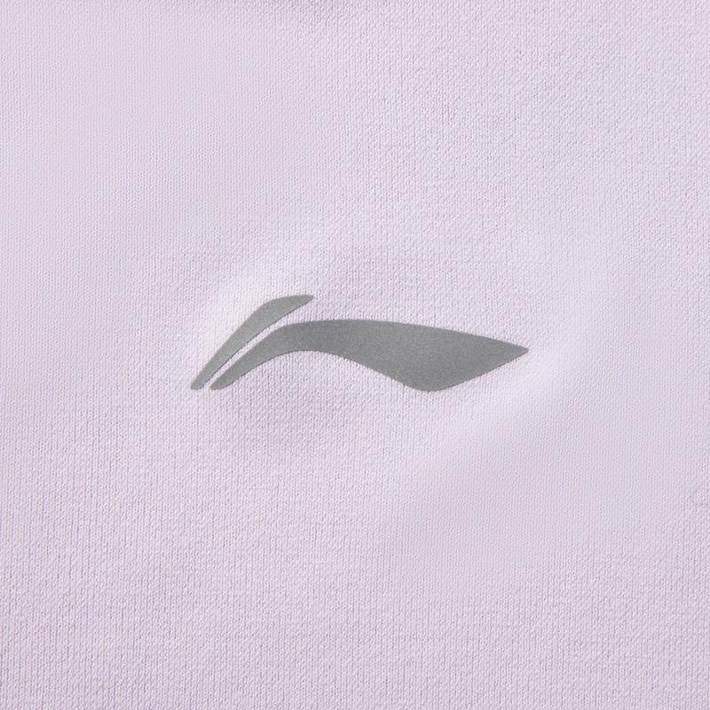 Li Ning Running Series Quick Dry Cool Breathable Sports T-Shirt Women tops Cool-Purple ATSV496-9