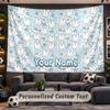 Wall Hanging Tapestry Custom NameMiffy Pattern Personalized Printed Fabric Wall Decor