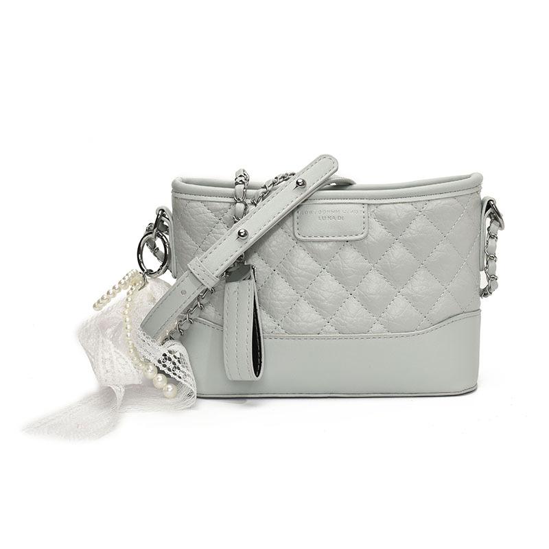 Wholesale Hot Sale Fashion Diamond Simple Korean Version Temperament Bucket Bag Women Commuter Style Versatile High Sense Messenger Bag