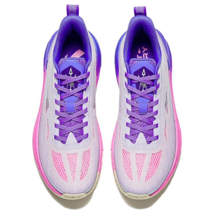 Anta Lichte Cavalerie 10 Lichtgewicht Mesh Ademende Outdoor Basketbalschoenen Heren sneakers Mistig-Paars 112621603-5