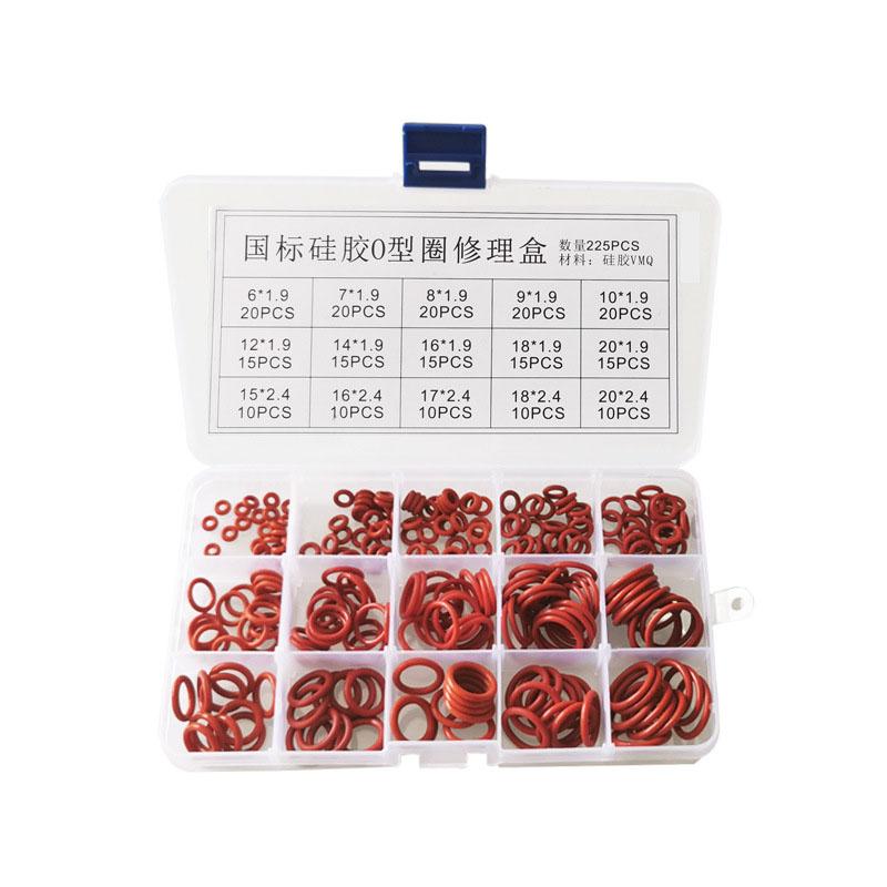 O Ring Seal Set 1200PCS NBR O-Ring Gasket KIT Rubber Thickness 1/1.5MM Nitrile O Rings Set NBR Waterproof Various Size Sealing