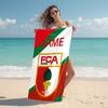 Personalized Portugal's National Emblem Beach Towel Microfiber Beach Towel Thin Absorbent for Beach Swimming Yoga Bath Sports. 0910170