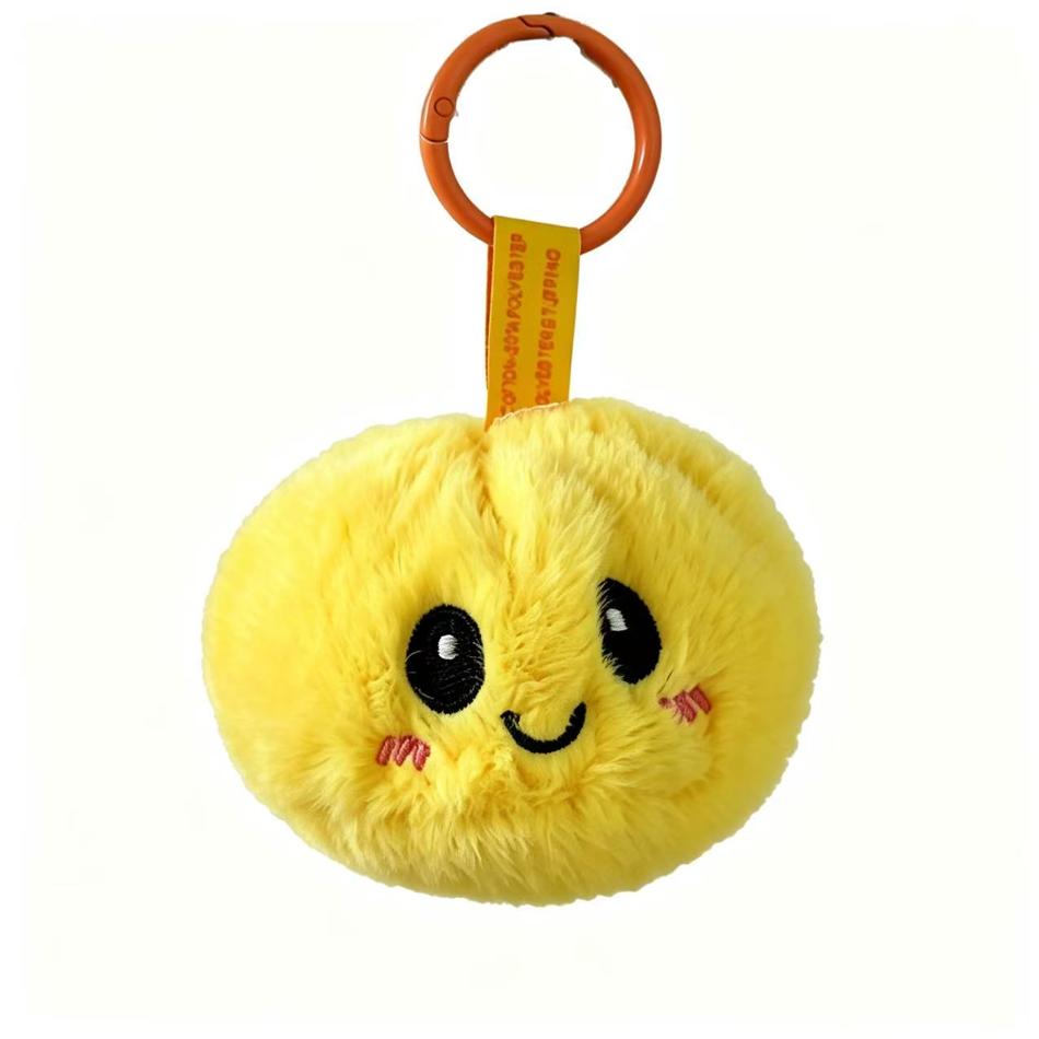 In Stock Steamed Bun Plush Keychain Simulation Dumpling Plush Pendant Random Style Collectible Blind Box for Kids Gift
