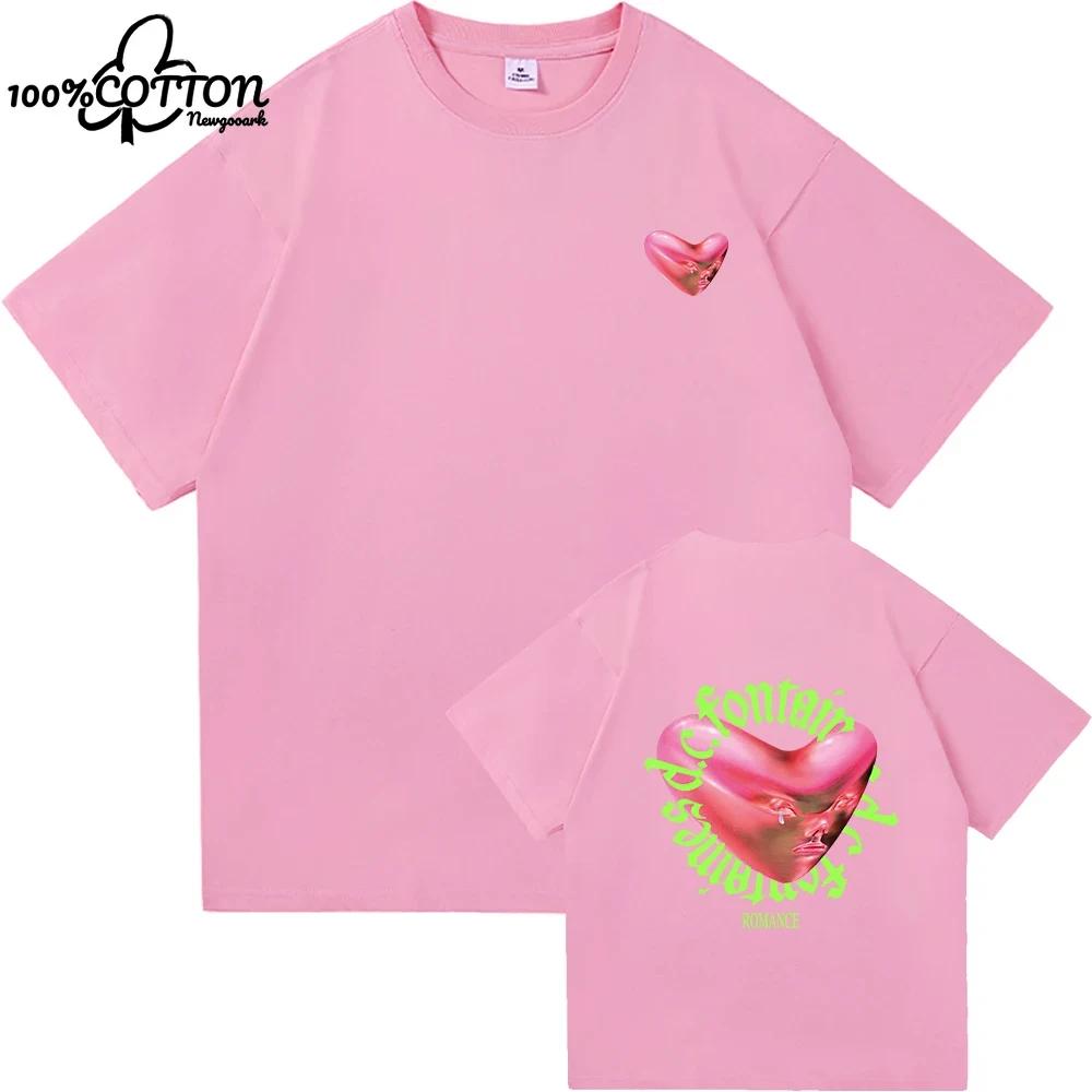2024 Fontaines D.C.Romance T Shirt in The Modern World  Clothing Harajuku T-Shirt Unisex High Quality Tops Cotton S-6XL
