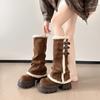 Warm Snow Boots Winter Round Head Thick-soled Piled Thick Boots