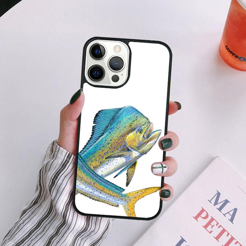 Mahi gamefish Phone Case For iPhone 17 Air 14 13 12 16Pro Max 15  Plus Cover Shell Max coque