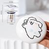 Durable Ceramics Bathroom Sink Plug Stopper Drain Stopper Anti-Odor Bathroom Sink Drain Plug Pressure Drain Filter Universal