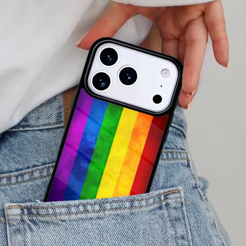 Gay Lesbian LGBT Rainbow Pride Phone Case for iPhone 16e 15 14 13 12 17 Pro Max Plus Air 17pro Cover Coque