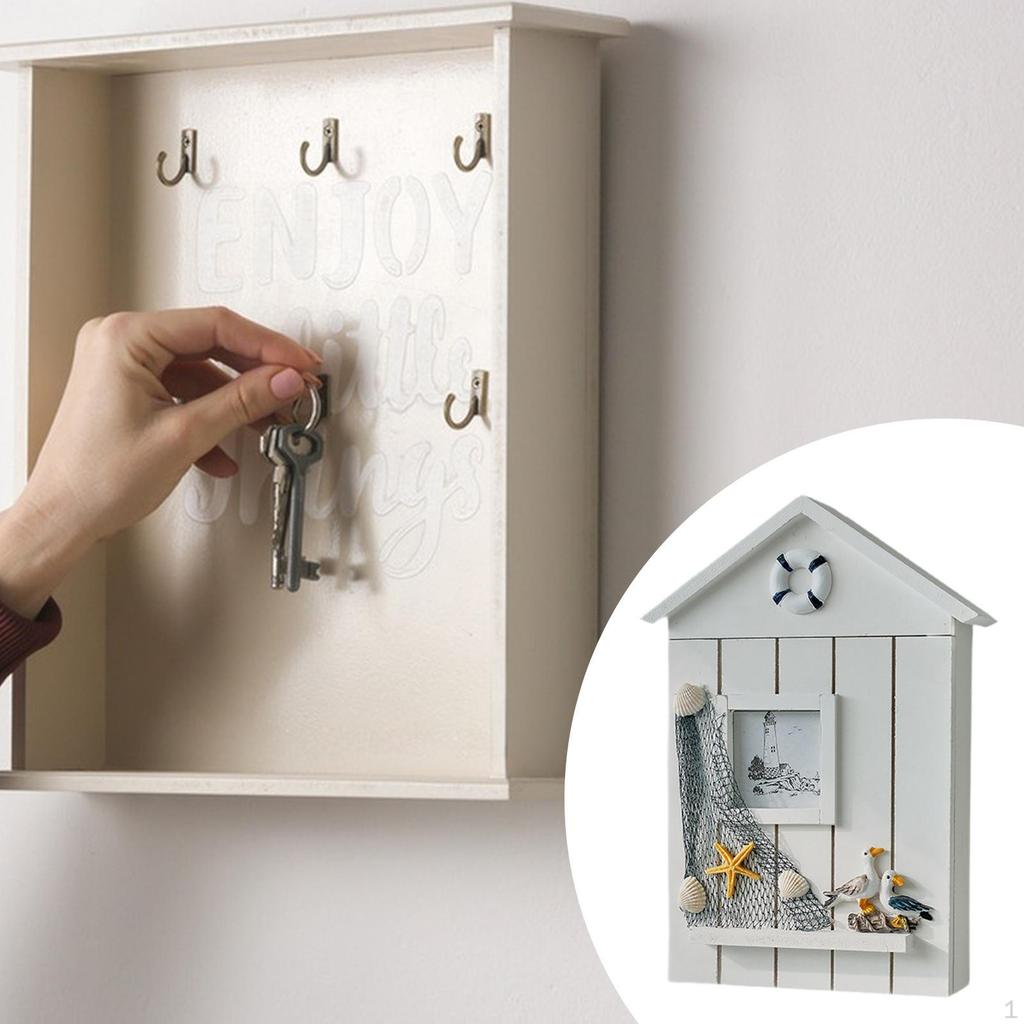 Armario para Llaves Colgador Caja de Almacenamiento Organizador de Llaves para Entrada