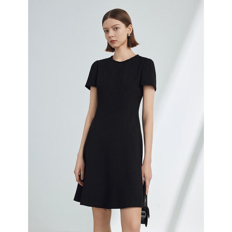 

LANGZI French Retro Elegant A-Line Dress M