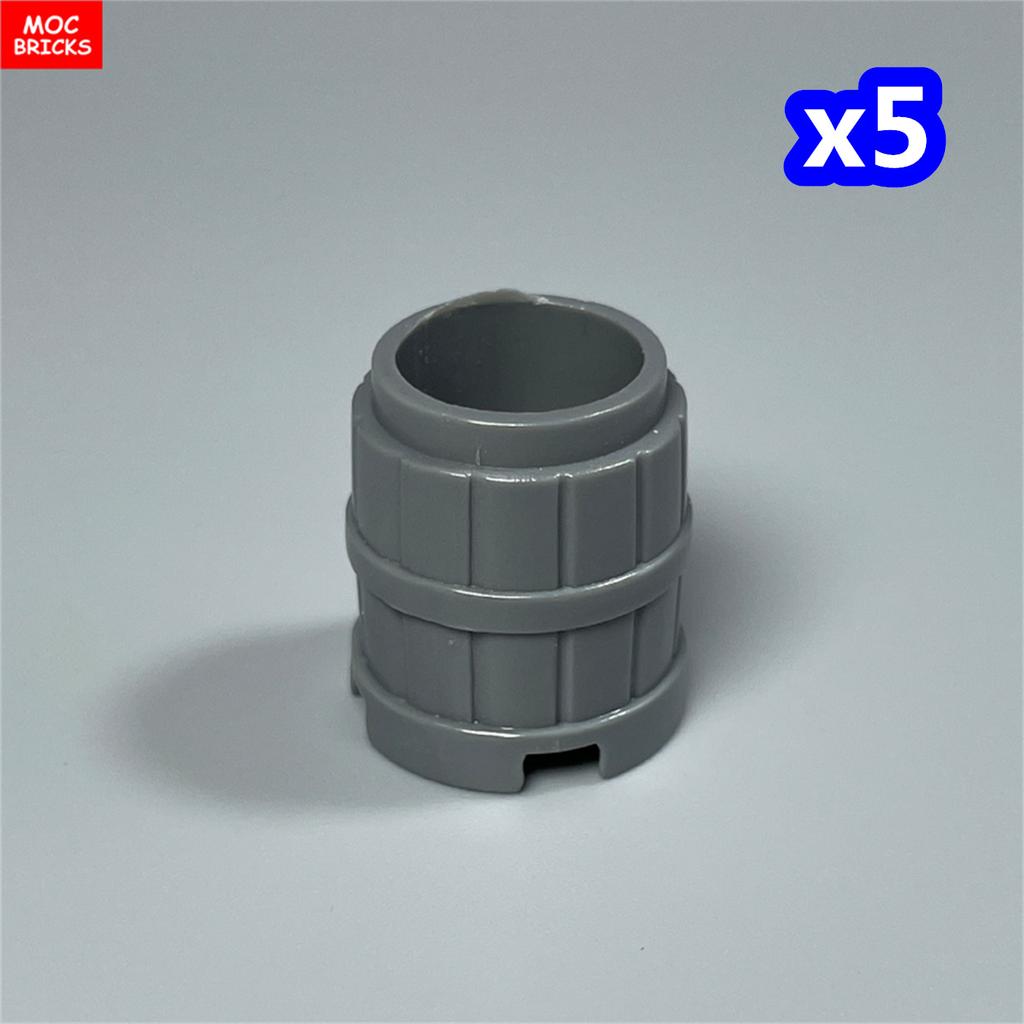MOC Bricks Container Series Display Box Bucket Basin Pot Pack Basket Attachments Assembled Constructing Blocks Playthings Children Gift