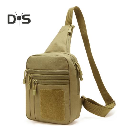 Crossbody Sling Backpack Skrytá taška přes rameno Tactical Chest Pack Vodotěsná taška s pouzdrem pro každodenní použití v kanceláři a cestování