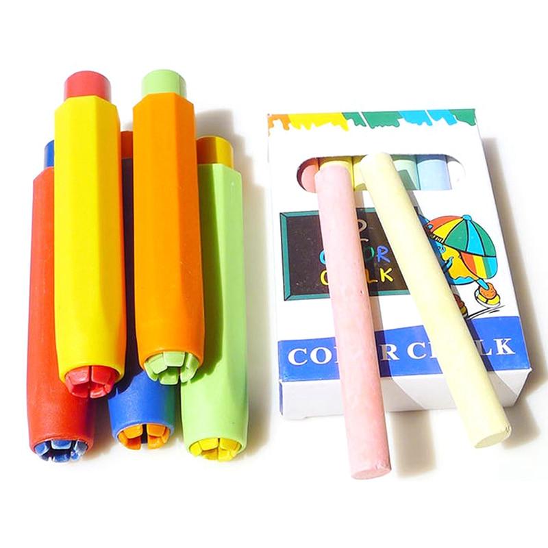 5pcs / Lot New Dustfree Chalk Holder Pen Lastic Chalk Clip For Teacher