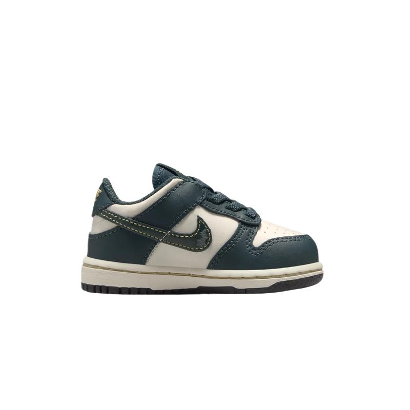 Nike Dunk Low TD Deep Jungle Baby Sneakers Green Pale-Ivory Vintage-Green FB9107-301