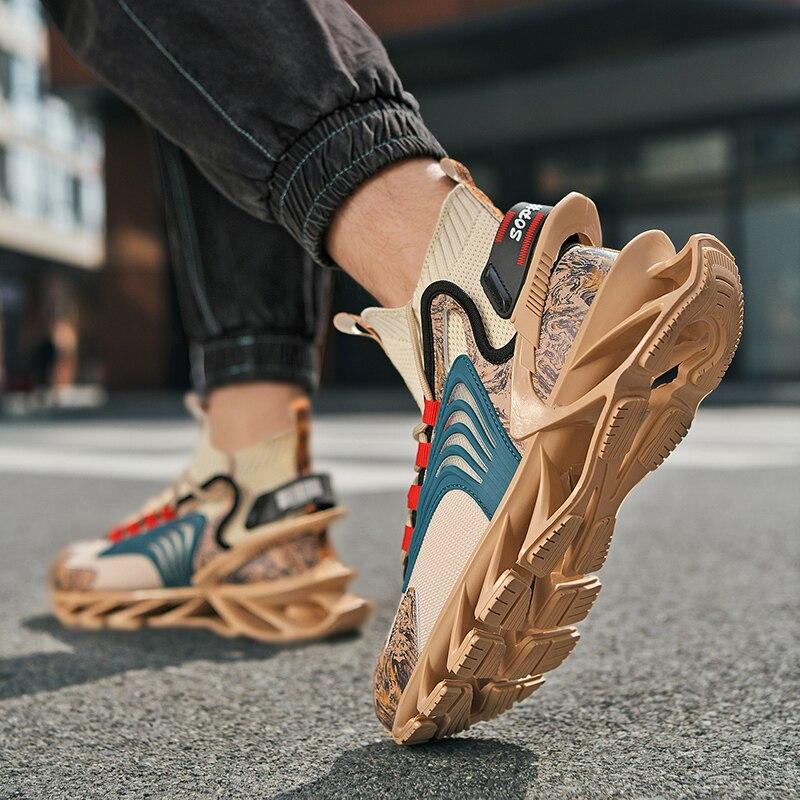 Shoes Men Sneakers Blade Trainers Couple Loafers Shoes Breathable Men Shoes Thick Bottom Sports Tides Shoes Running Shoes