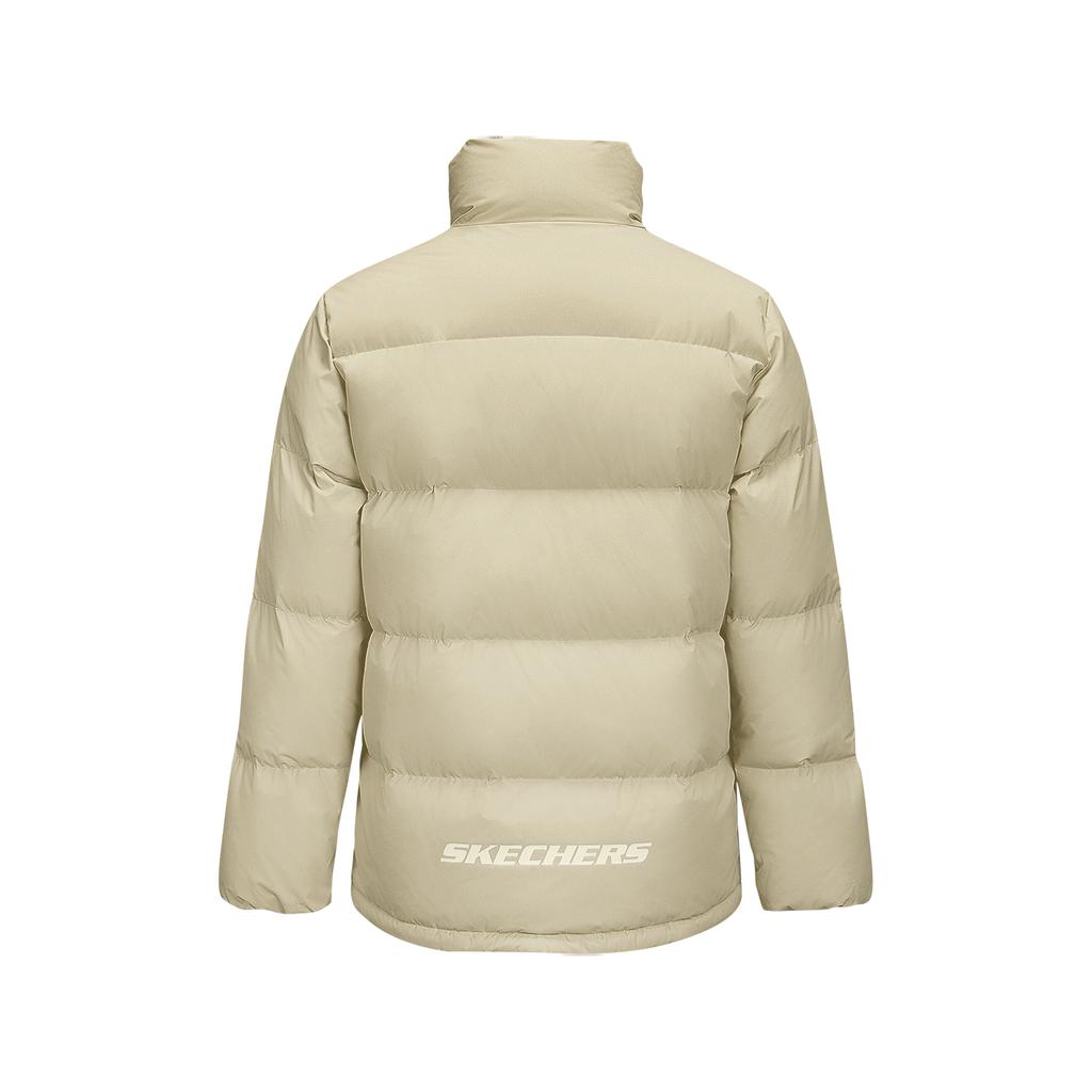 Skechers Teflon Three-Proof Short Down Jacket Unisex Outerwear Light-Coffee L324U108-0046