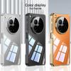 Phantom Magnetic Full Coverage TPU Phone Case For OPPO Find N6 5G, Plating Transparent Shockproof Anti-Scratch Protective Cover