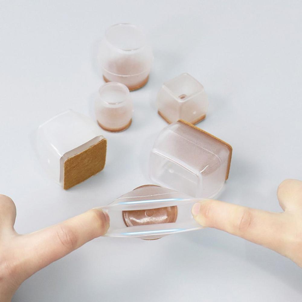 Material TPR Mat Reduce Zgomotul Capace Picioare Scaun Decor Acasă Tampoane Picioare Mobilier Husă Protectoare Pardoseală