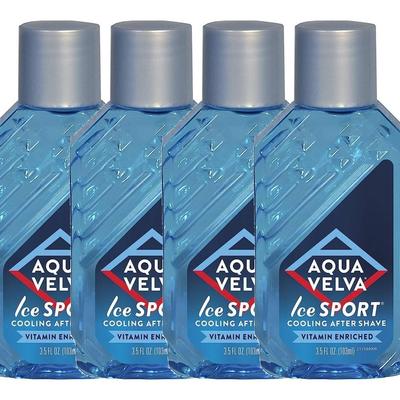 Aqua Velba Ice Sports Kühlendes After Shave, 4 Stück, 103ml